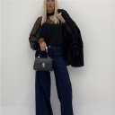 maglia due pezzi trasparente tulle